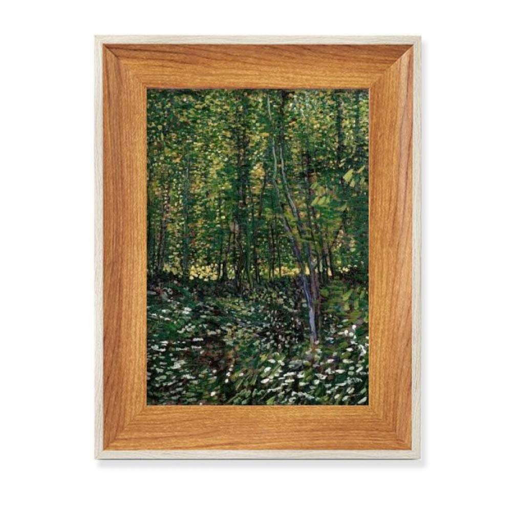 Cadre photo en bois arbre fleur 13x18 pour décoration murale de chambre adulte