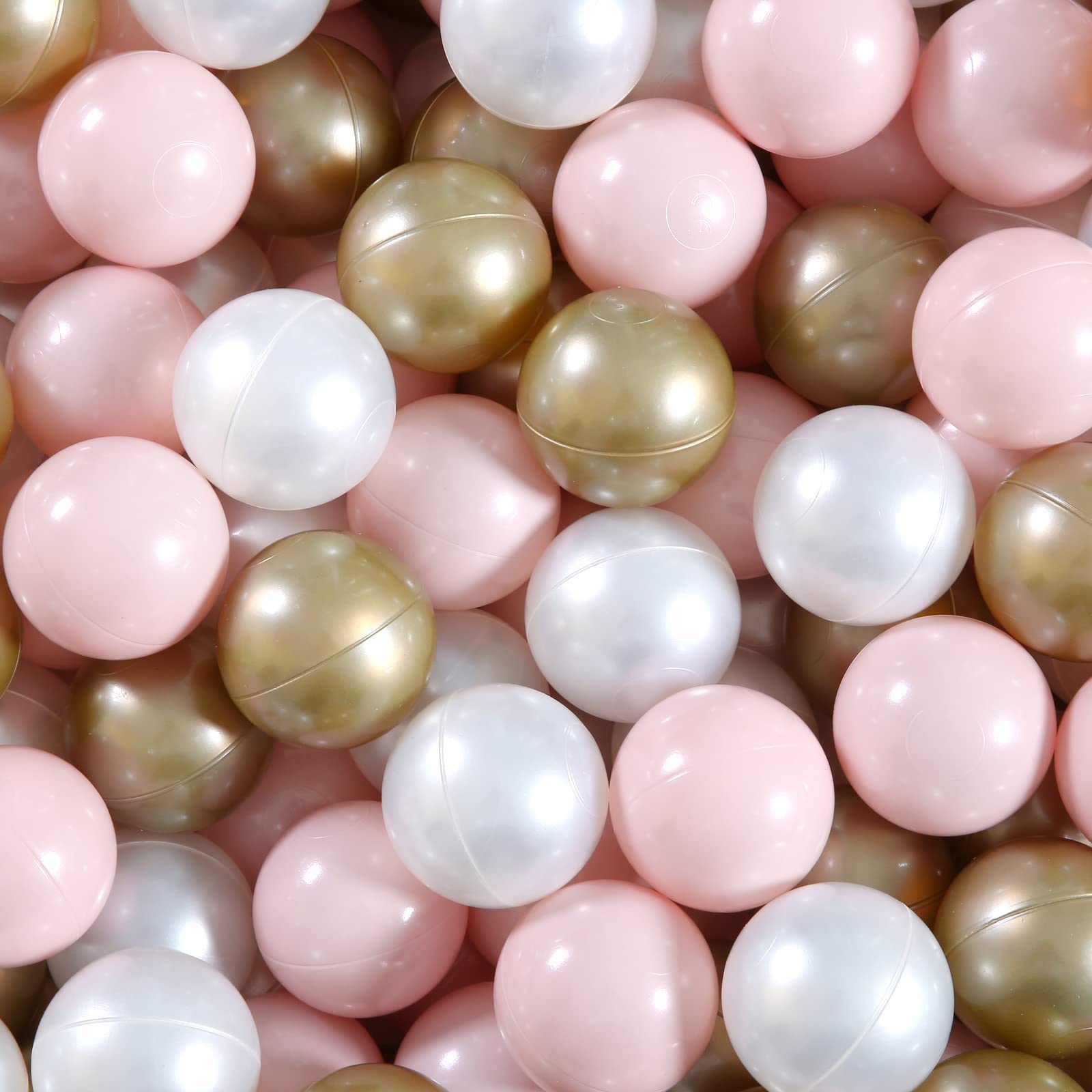 GOGOSO Ball Pit Balls for Toddles Kids Plastic Ballpits Accessories Crush Proof Durable Fun Shape Play Baby Bath Toys 50 100 200 500 1000