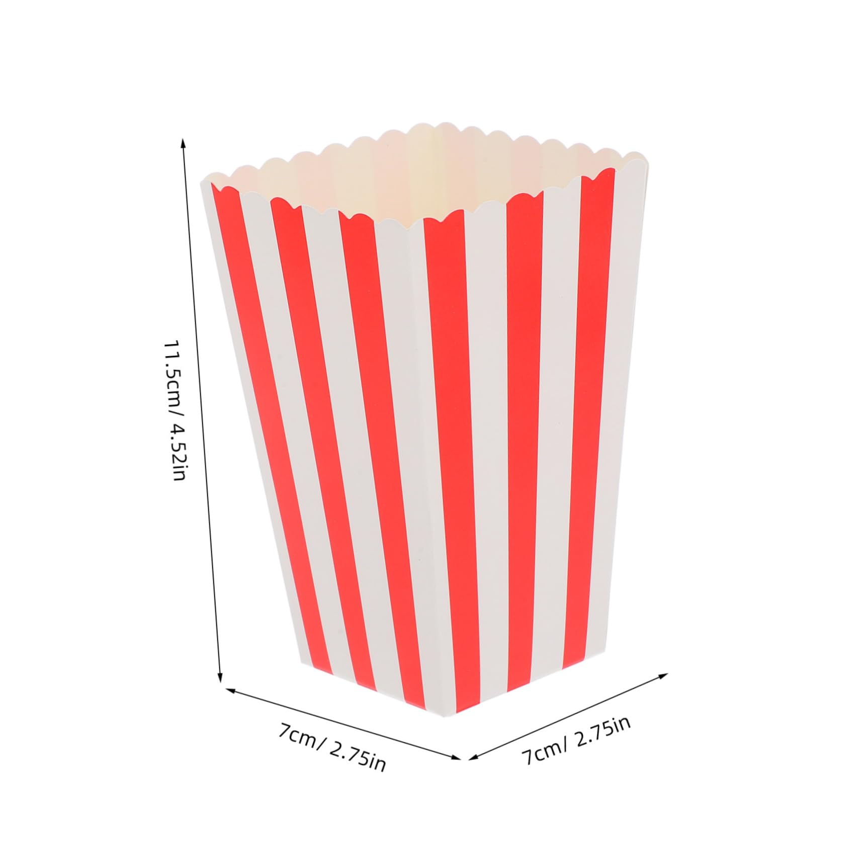 Cabilock 36-piece Movie Night Popcorn Buckets Halloween Party Supplies Disposable Popcorn Boxes Mini Bags