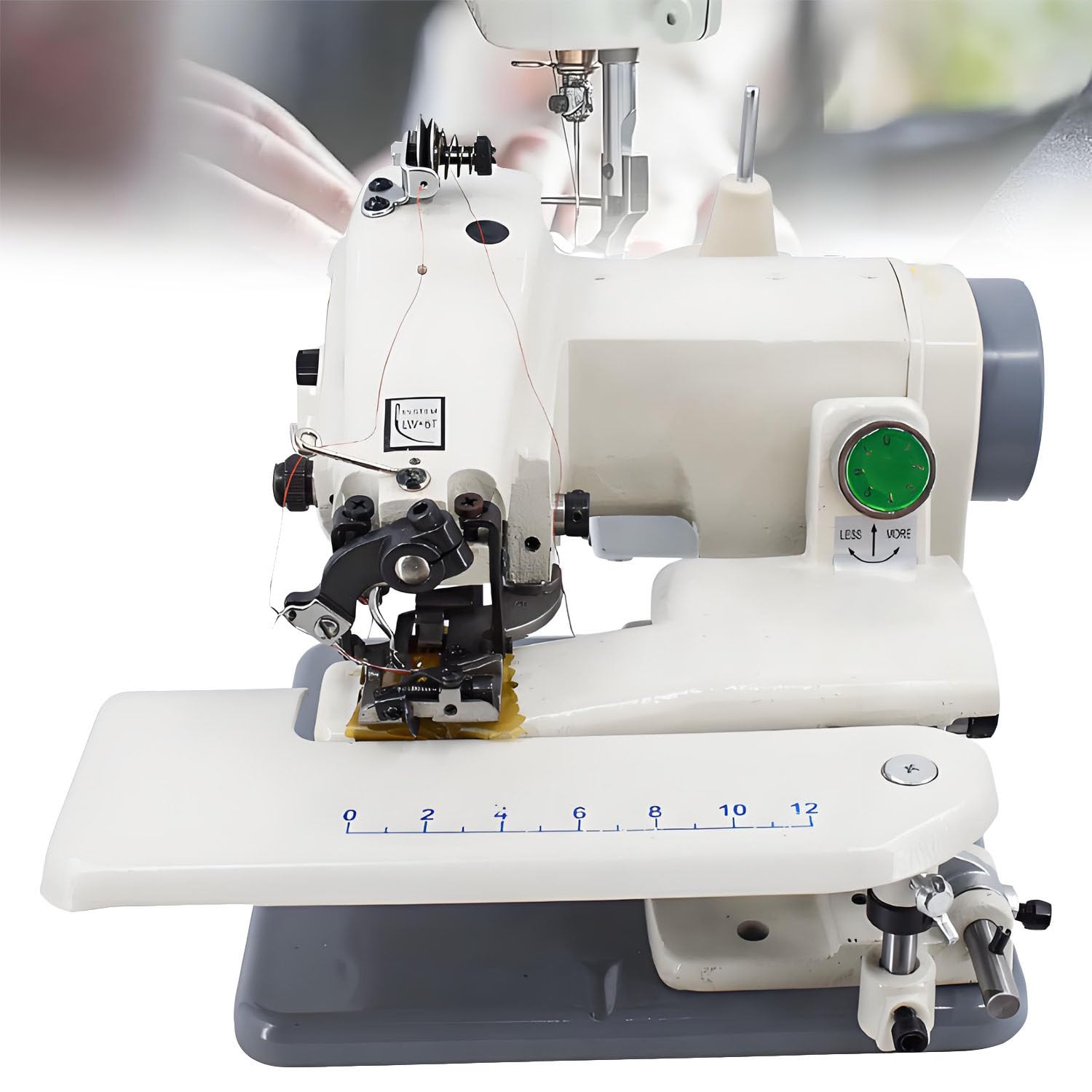 Macchina da Cucire a Punto Invisibile per Gambe di Pantaloni, 120 W, 1200 Punti/min, Senza Cuciture, Cucitura Invisibile, Orlo Invisibile, Perfetta per Uso Professionale e Domestico