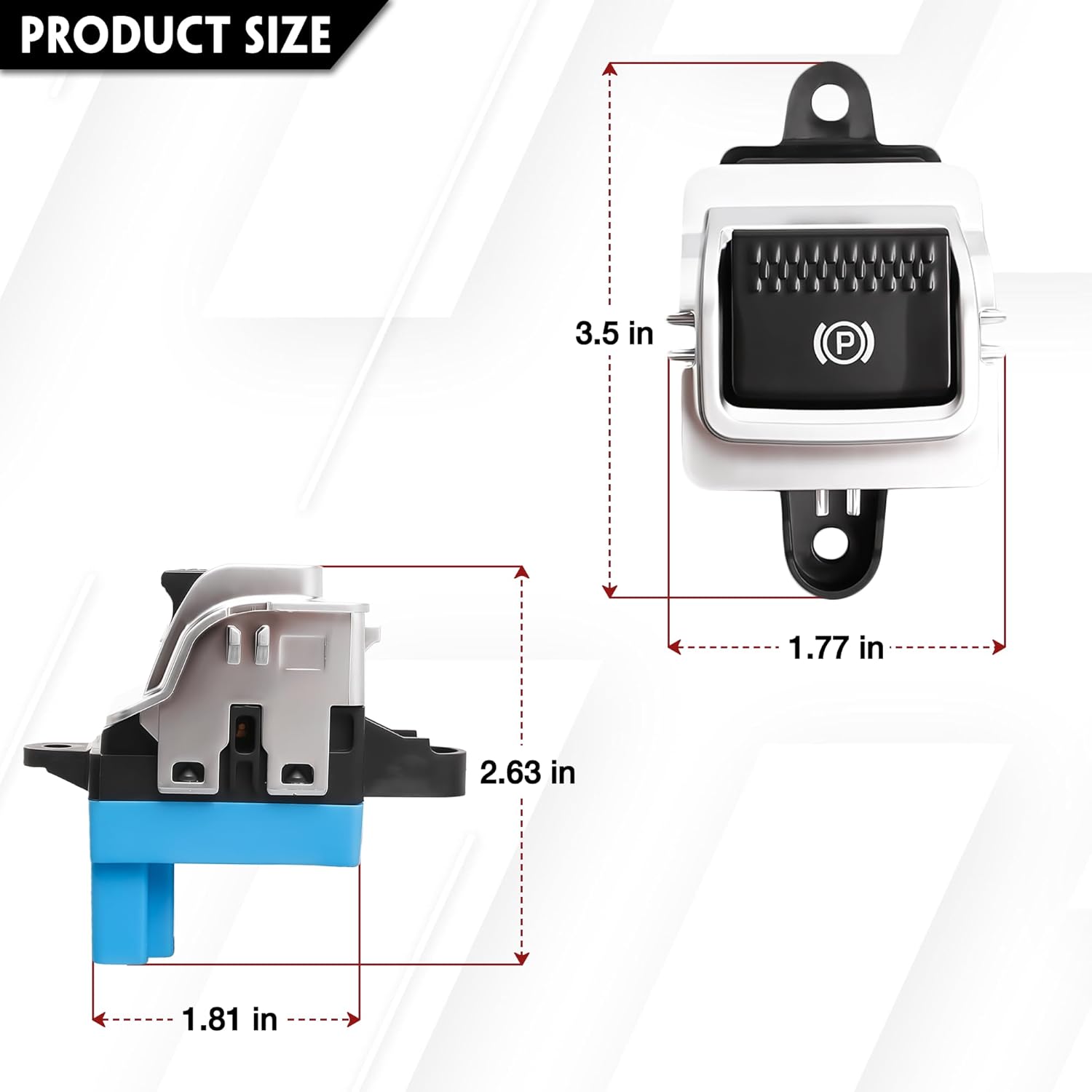 Electronic Parking Brake Control Switch Button Fit for Jaguar F-Pace 2017-2023 Fit for Jaguar XF 2016-2021 Fit for Jaguar XE 2017-2020 Replaces T2H39311 T2H36871