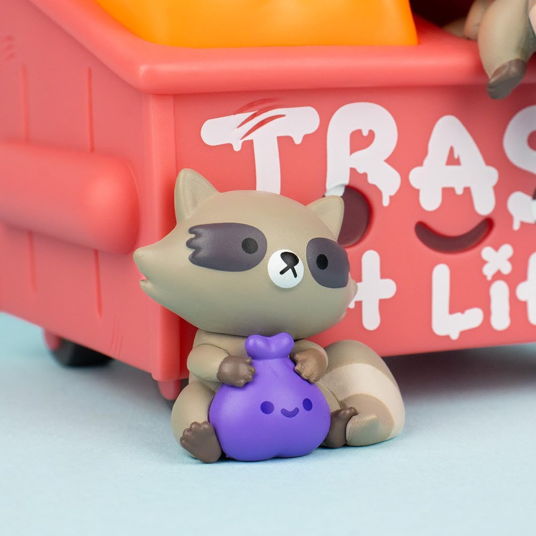 100% Soft Trash Panda Dumpster Fire Vinyl Figure