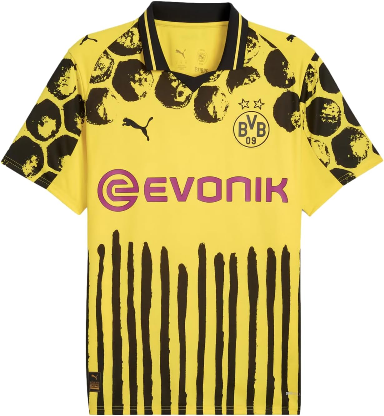 Puma Borussia Dortmund x KidSuper 2025 Club World Cup Jerseys - Unique Home, Away, Retro Long Sleeve Design Available (US, Alpha, Small, Regular, Regular, Home - Yellow)