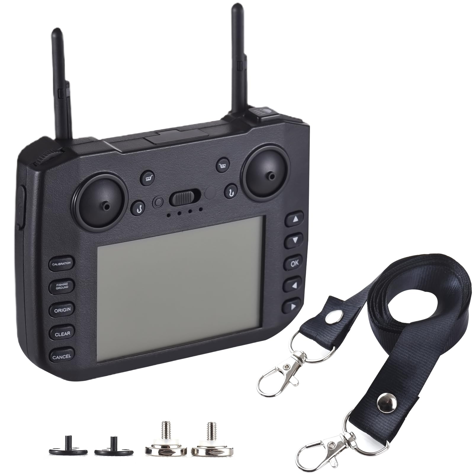 Domary Fernbedienung für V030 GPS-Angelköderboot, Langlebiges Steuerungswerkzeug, Leicht, Geeignet für V030-Angelköderboote Outdoor-Enthusiasten