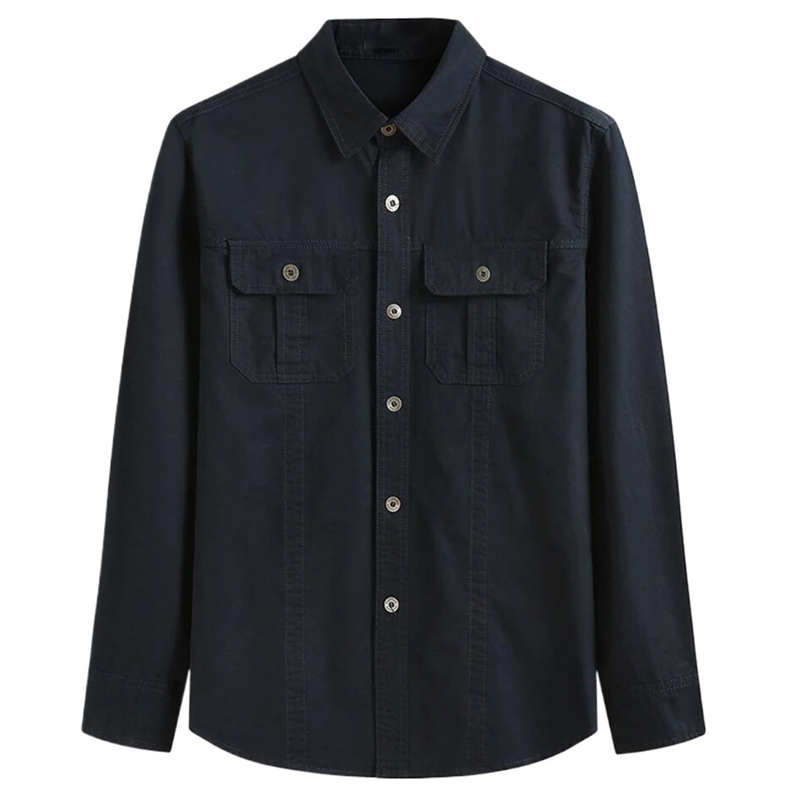 Camisa de manga larga para hombre chaqueta de algodón primavera 8