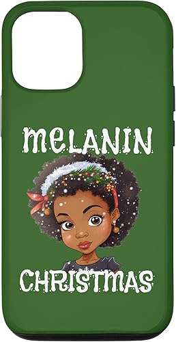 Miniatura 4 de iPhone 12 mini Melanin Christmas Black Girl Magic Women Mrs Claus Afro Love Case
