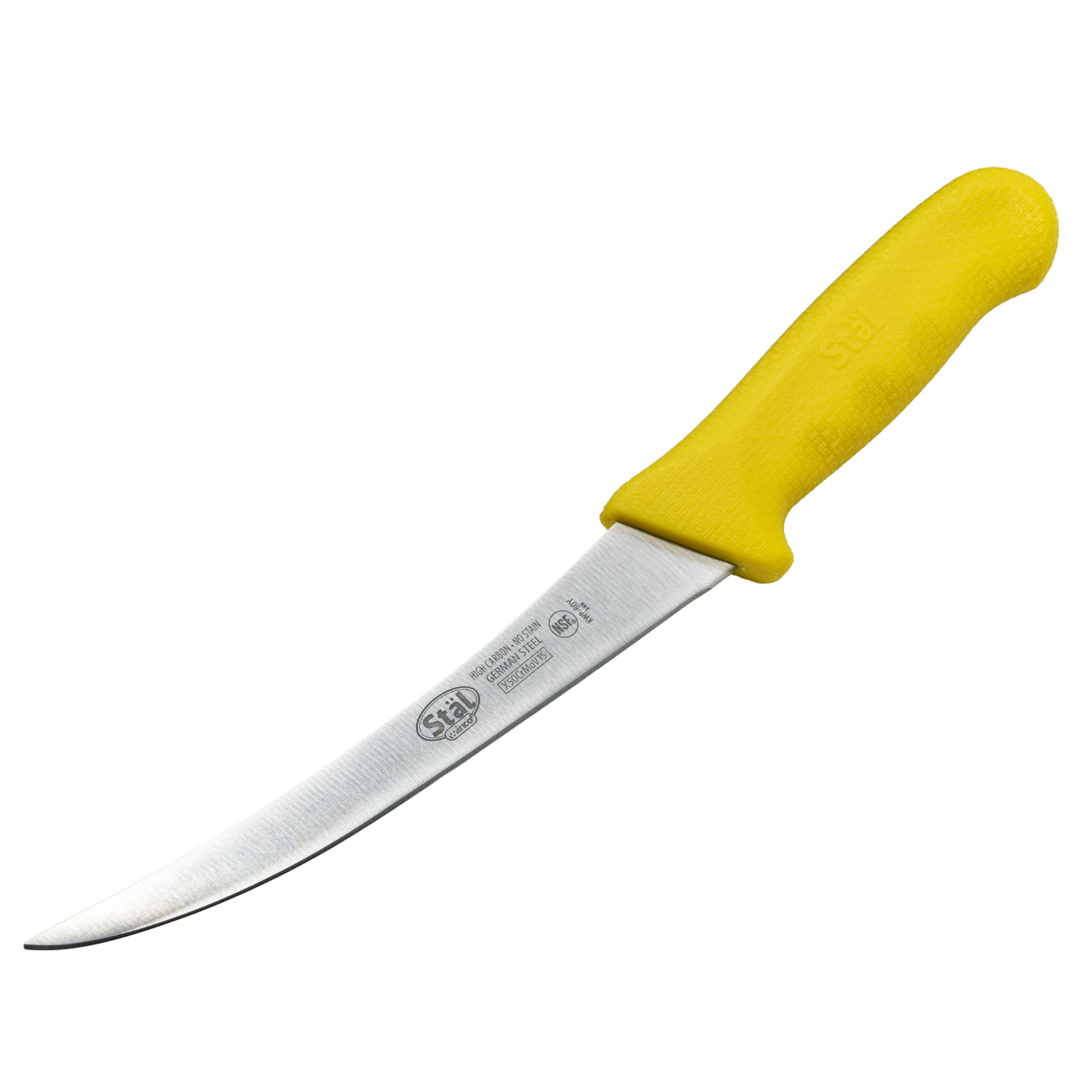 Winco 6" Yellow Plastic Boning Knife with Handle — Amazon image 4