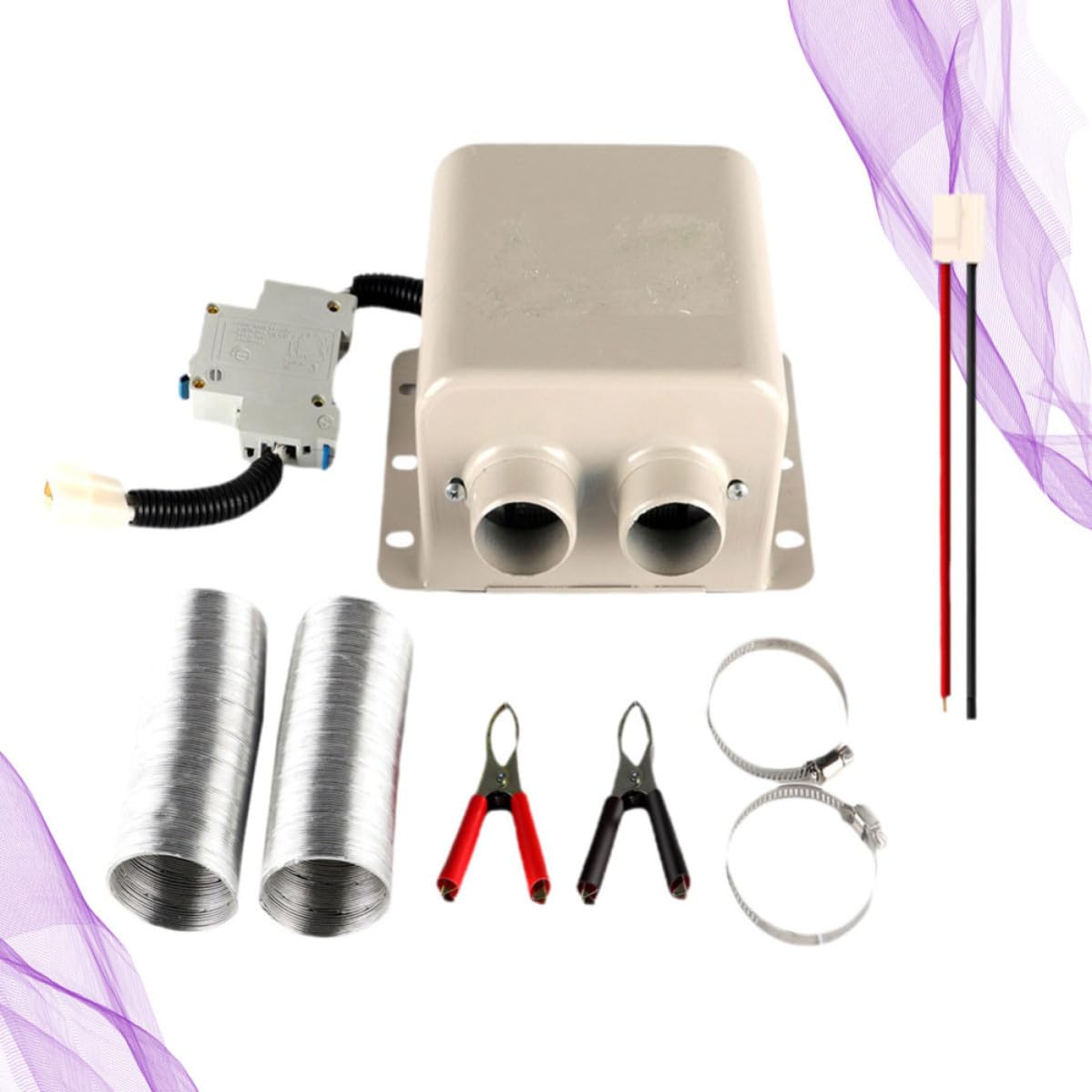 Autoheizung 24v 600w Eisen Tragbar für Winter und Sommer