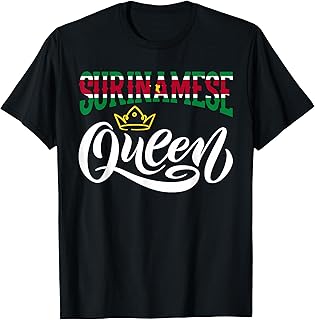 Surinamese Queen Suriname Surinamese Suriname Flag T-Shirt