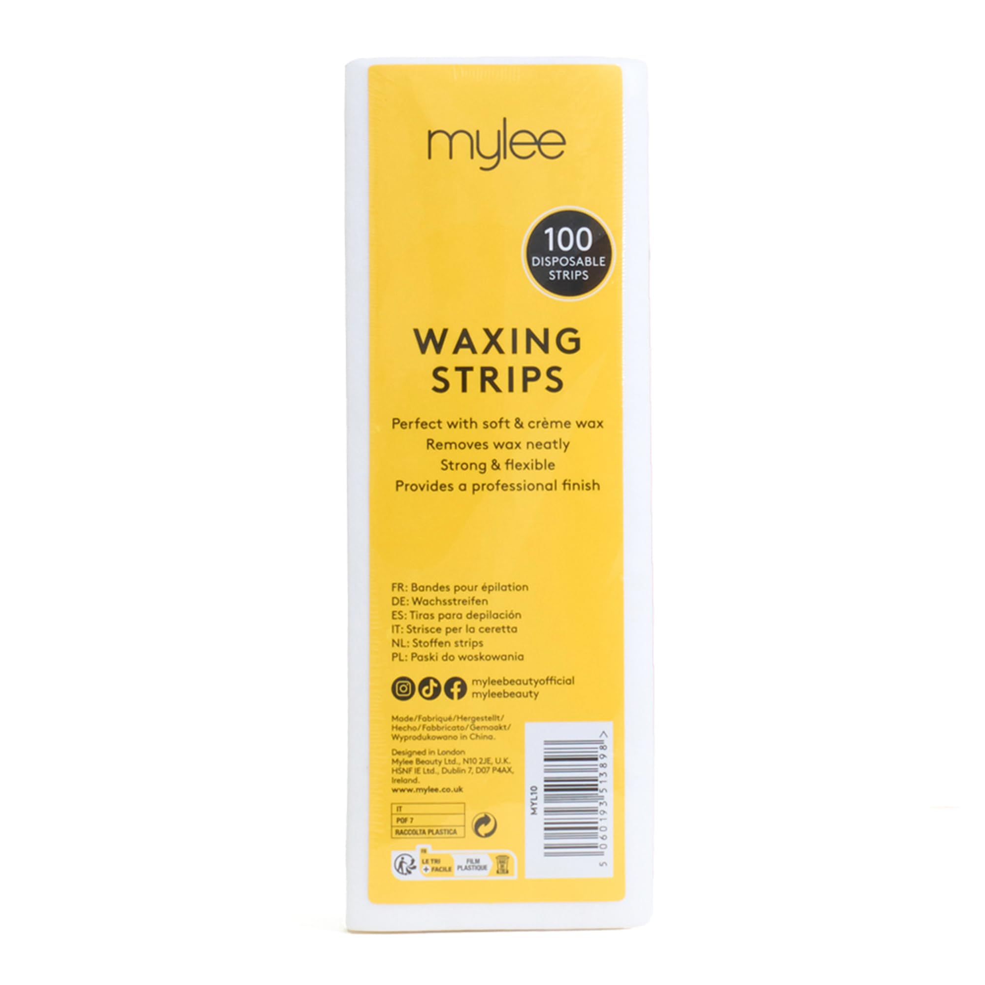 Kit Completo Mylee: Calentador de Cera de Calidad de Salón, Crema Suave, Tiras, Espátulas y Loción de Cuidado Previo y Posterior (Kit + Cera de Rosas)