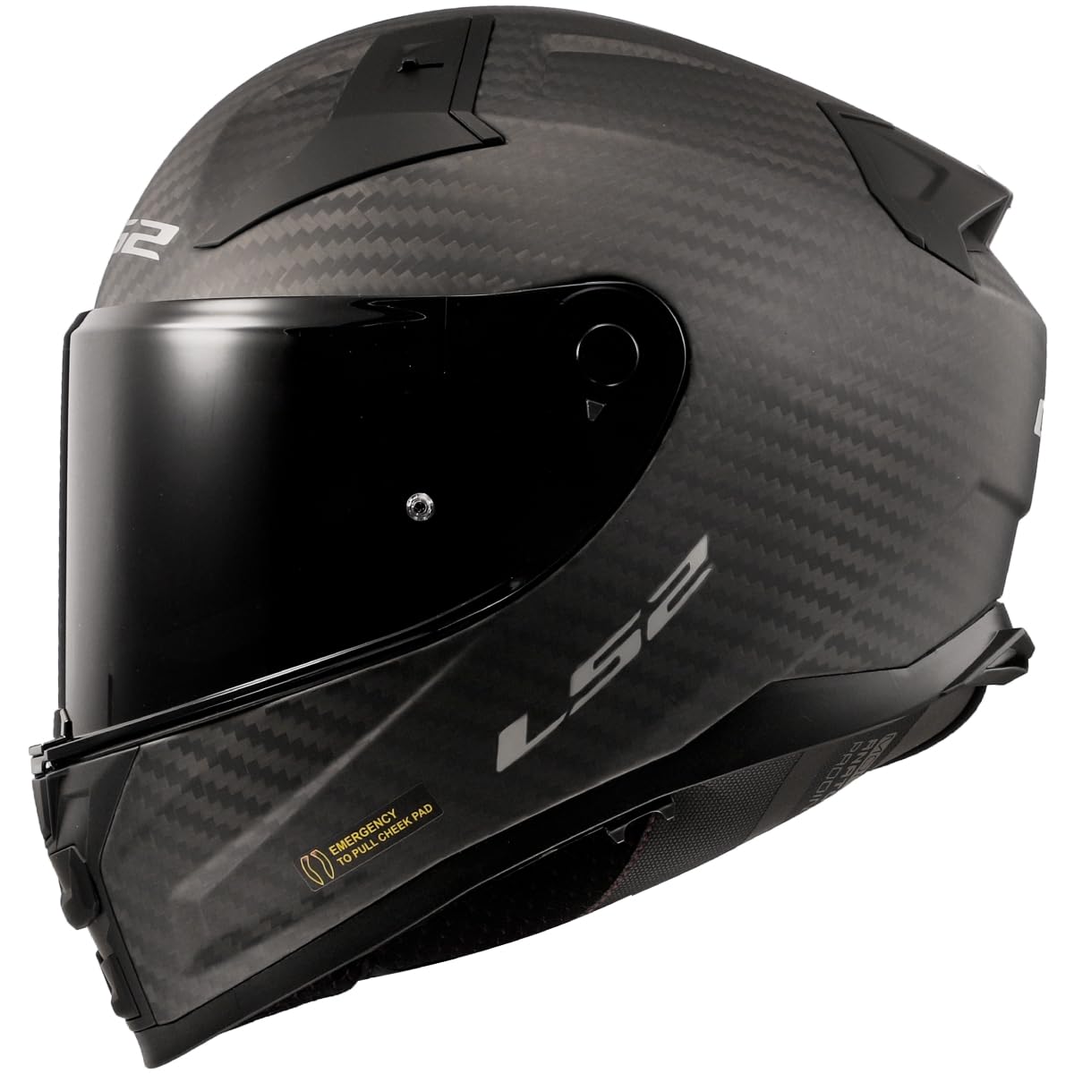 LS2, Casco Moto Integral VECTOR II CARBON Matt Carbon, L
