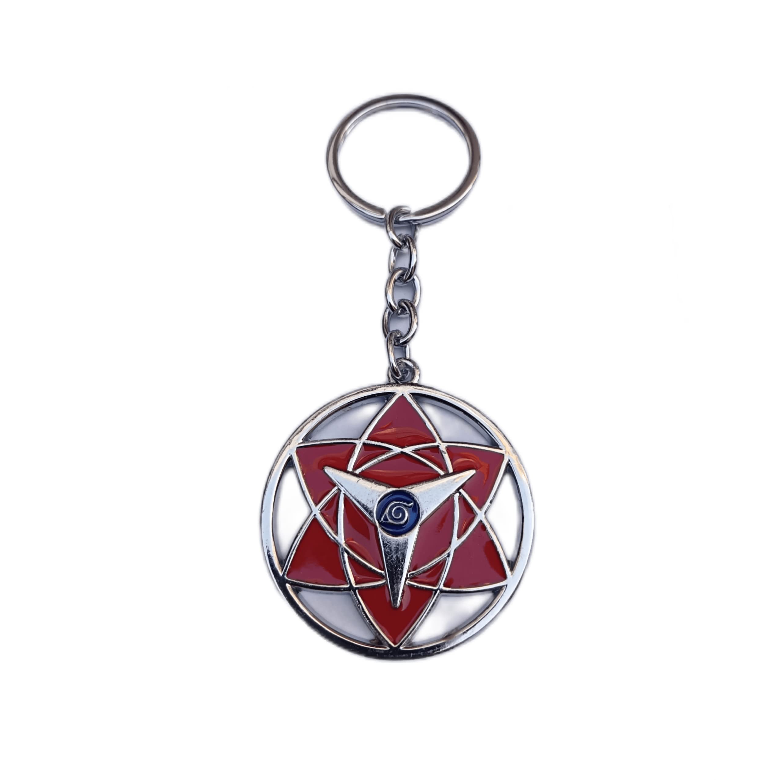 Buy Naruto Keychain Spinner Anime Red Uchiha Sharingan Naruto Kakashi