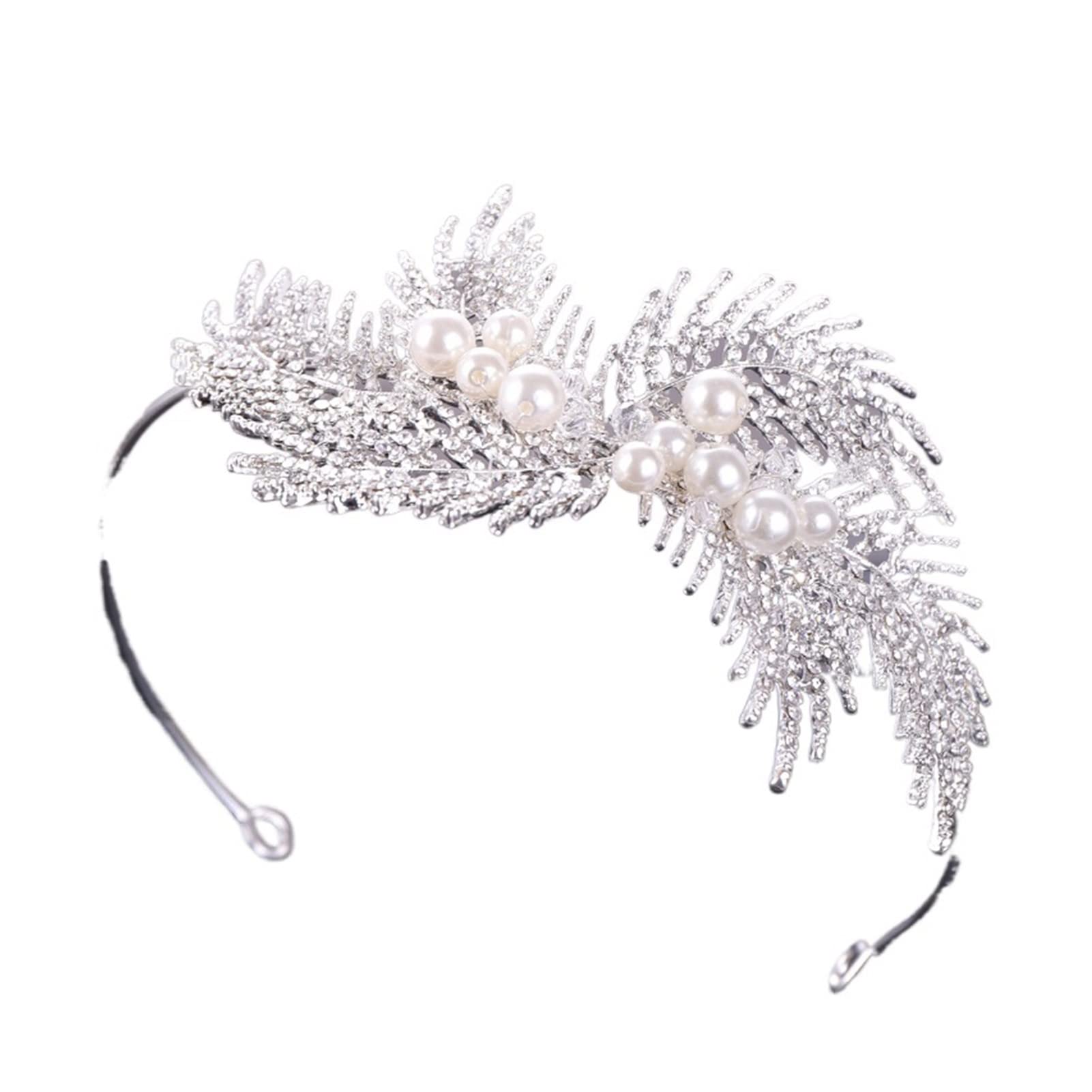 Tiaras con pedrería para novias e invitadas de ceremonia civil 8