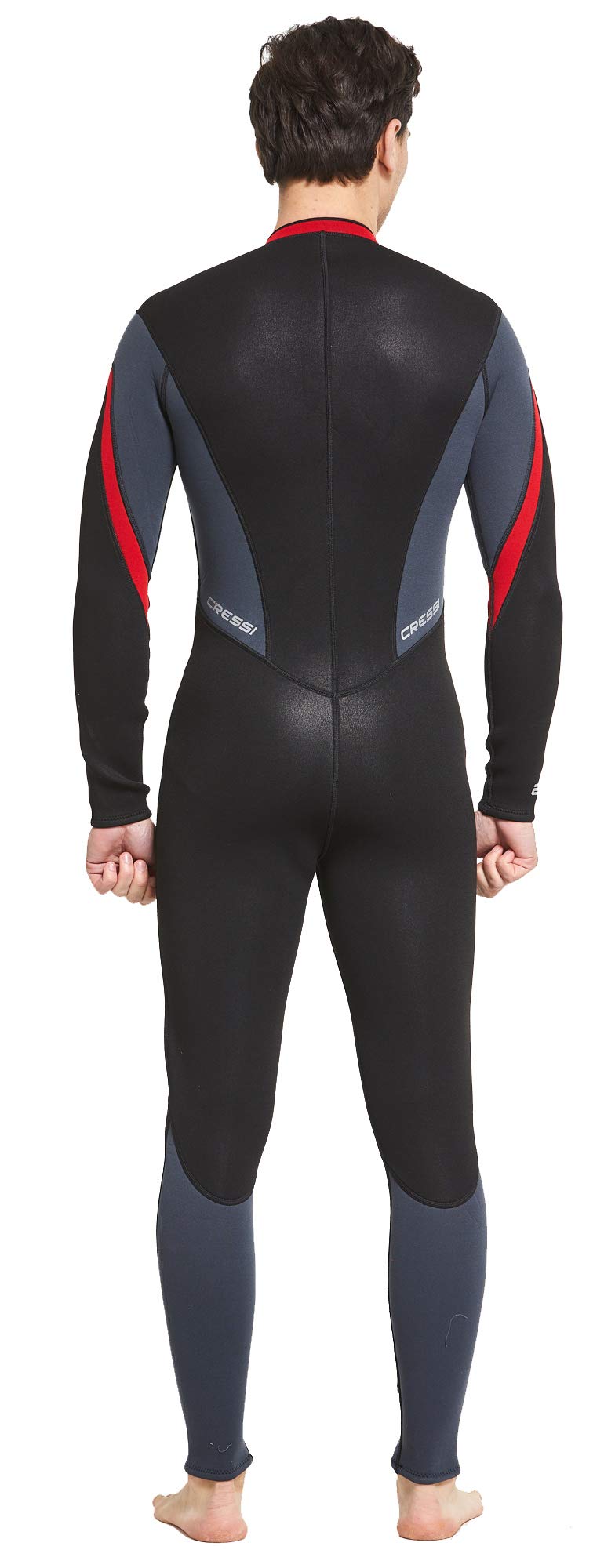 Cressi Lui Monopiece Wetsuit 2.5mm - Muta Monopezzo Uomo in Neoprene High Stretch 2.5mm