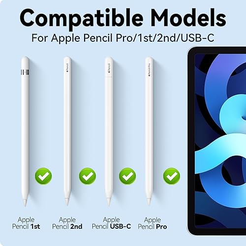 Miniatura 2 de Paquete de 4 puntas de repuesto para lápiz Apple Pencil de 1Apple Pencil de 2 generación mejoradas de puntas de metal para un control preciso y no