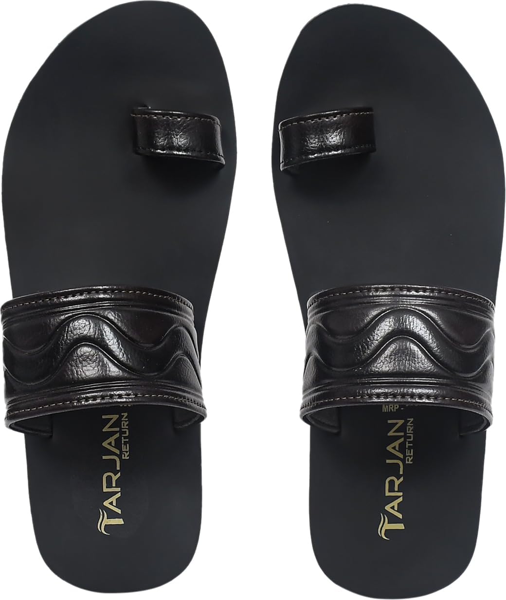 Men's Synthetic Slip-on Flip Flops Thong Sandals/Slipper Black-picture-21