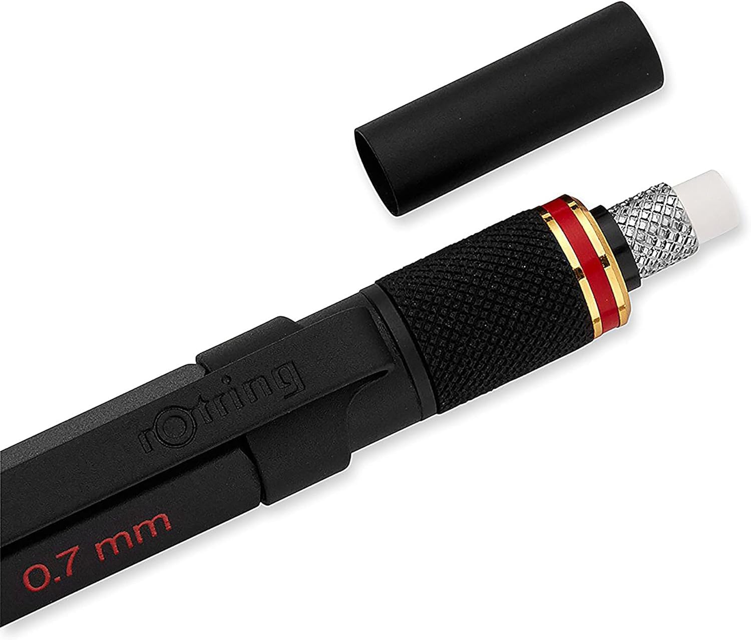 rOtring 800+ matita meccanica e stilo touchscreen | Twist-to-Retact HB 0,7 mm Propelling Pencil | 2 x 12 HB 0,7 m mine | Gomma B20