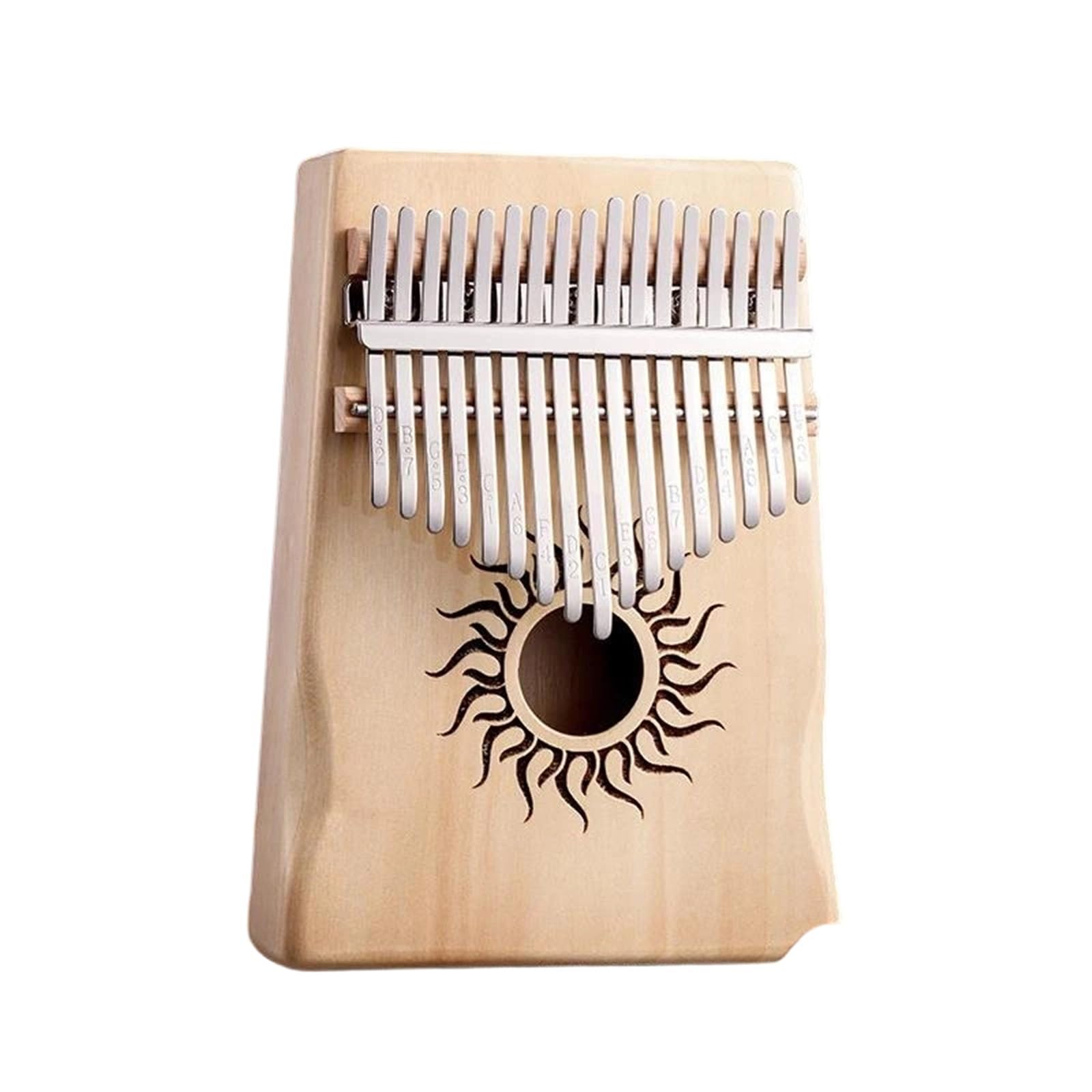 Débutants Kalimba Kalimba Ronde En Érable À 17 Lames Avec Accessoires Idéale Pour Les Débutants(2)