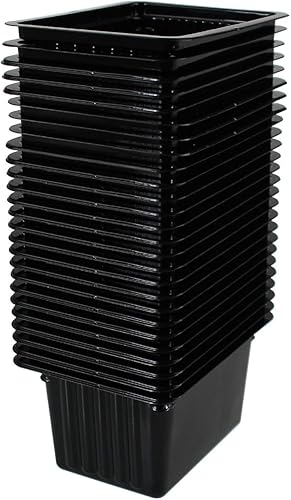 Miniatura 4 de Handy Pantry Micro Punnet Microgreens - Bandejas de cultivo de una sola porción  Paquete de 10  2 pulgadas por 3 pulgadas  2 pulgadas de alto