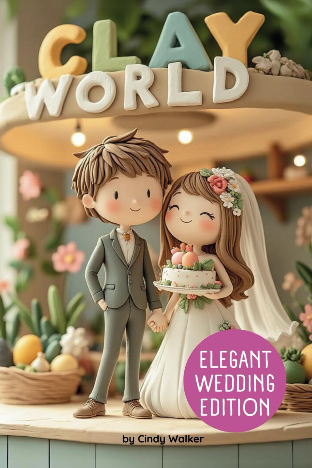 Clay World:Elegant Wedding Edition: A Cute Characters Book With Over 100 Wedding-Themed Clay Designs, From Delicate Gowns to Toasting Scenes. (Absolutely Beautiful Clay Designs)