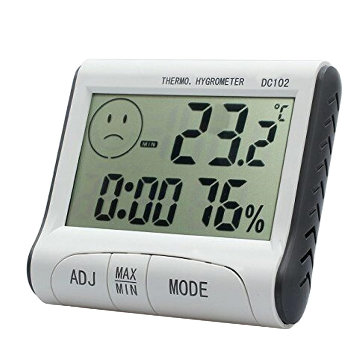 Digital Thermo-Hygrometer Indoor Room Thermometer with Recording and Climate Indicator Climate Control Monitor Temperature Humidity Meter with Face Icon Comfort Indicator for Room Office Plants - Image 7