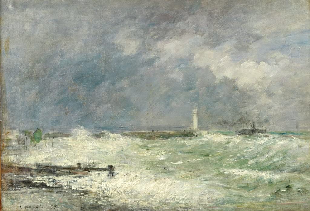 Impression d'affiches Eugène Boudin Le Havre toile 60x90cm - 5