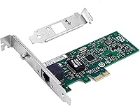 Vista 7 de Tarjeta de red Ethernet convergente PCIe x1 de 1.25 Gb, tarjeta LAN de puerto RJ45 de cobre único NIC Gigabit con servidor de chipset Intel I210-AT