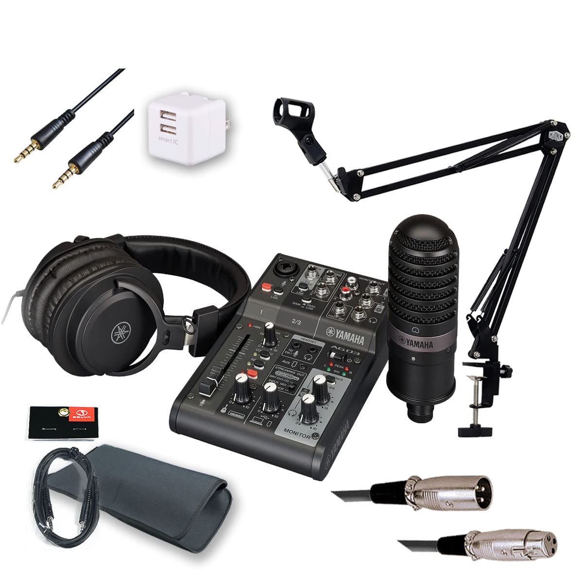 Amazon.co.jp: YAMAHA / AG03MK2 LSPK BLACK ライブストリーミング 