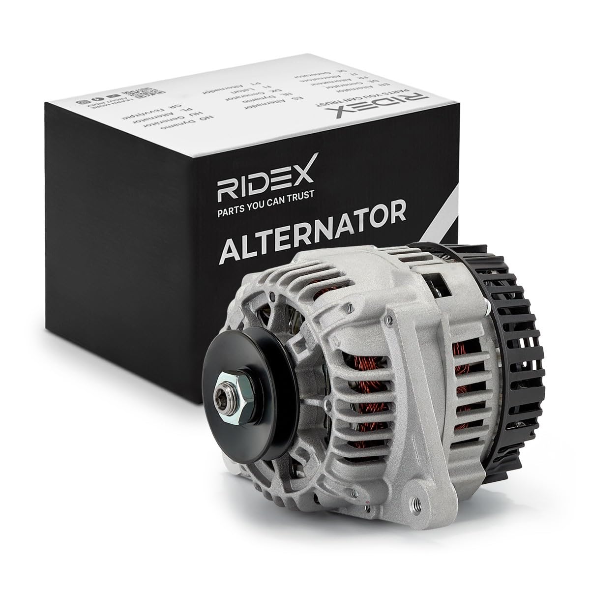 RIDEX Alternateur 14V, 70A, 5706F6 5705T3 57053E Compatible avec PEUGEOT 206 3/5 portes 2A/C 306 3/5 portes 7A, 7C, N3, N5 106 II 3/5 portes 1A, 1C, CITROËN Saxo 3/5 portes S0, S1