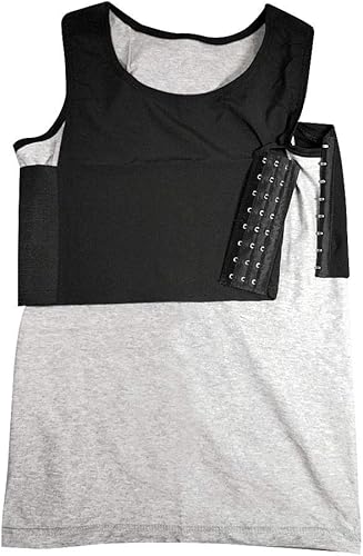 Vista 2 de BaronHong Camiseta larga sin mangas de algodón transpirable para Tomboy Trans Lesbian