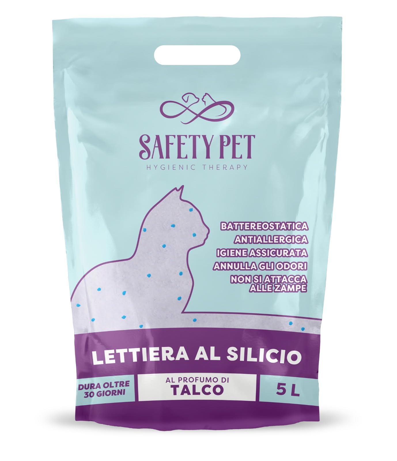 LETTIERA per Gatti SILICIO in Offerta Confezione da 30LT Talco