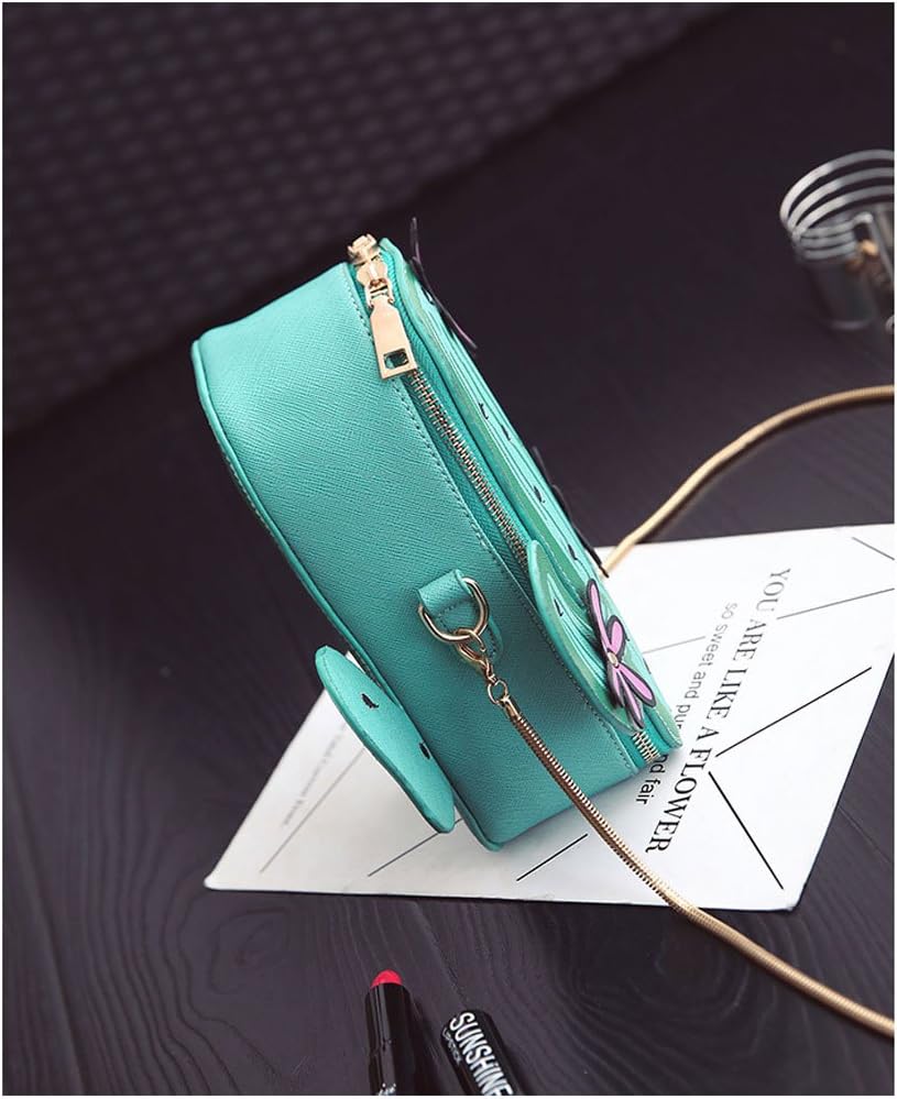 MILATA Women Cactus Shape PU Leather Mini Cross Body Bag Cute Purses Shoulder Chain Bag - Image 4