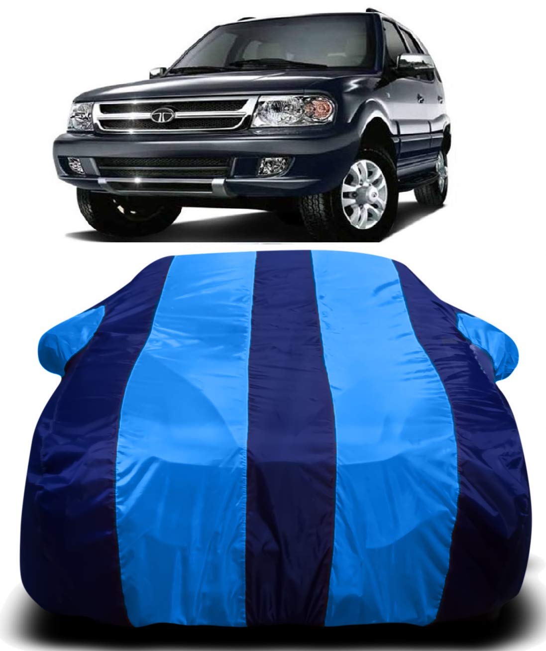 AUCTIMO® Tata Safari Dicor Car Cover Waterproof with Triple Stitched
