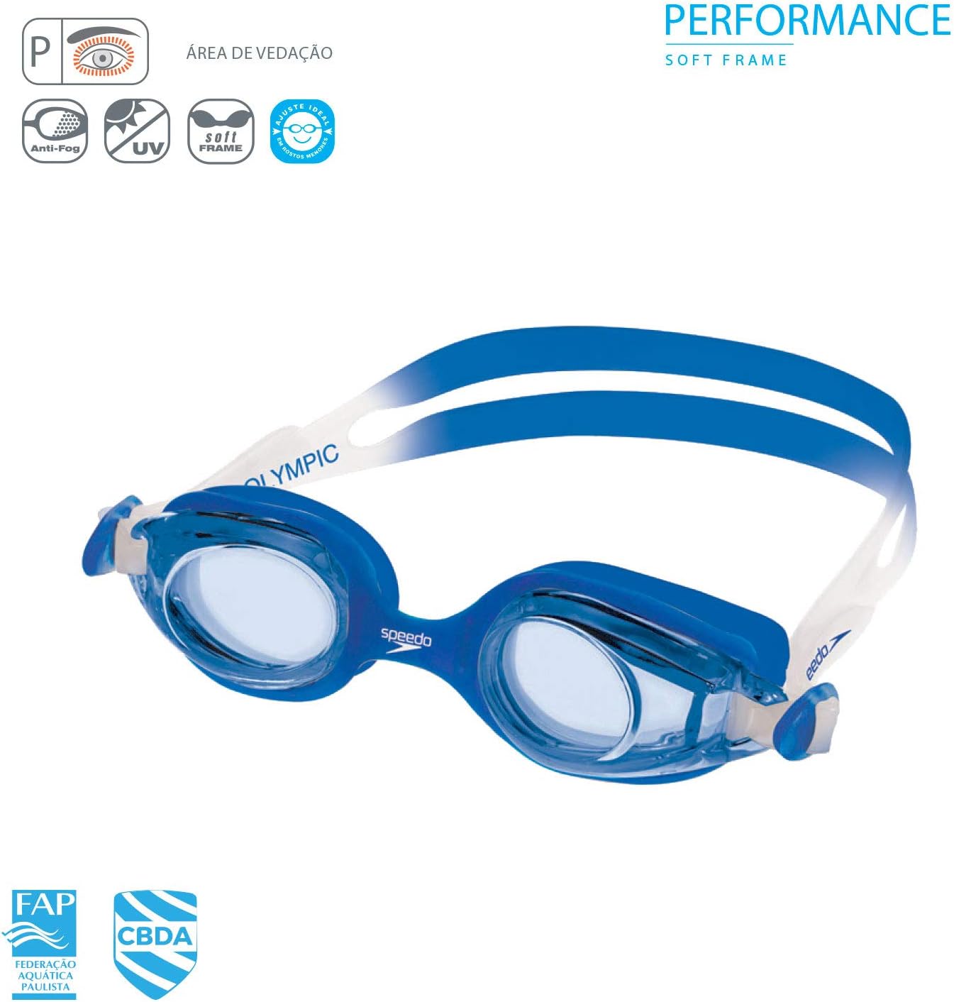 Speedo Óculos de Natação Junior Olympic , Único