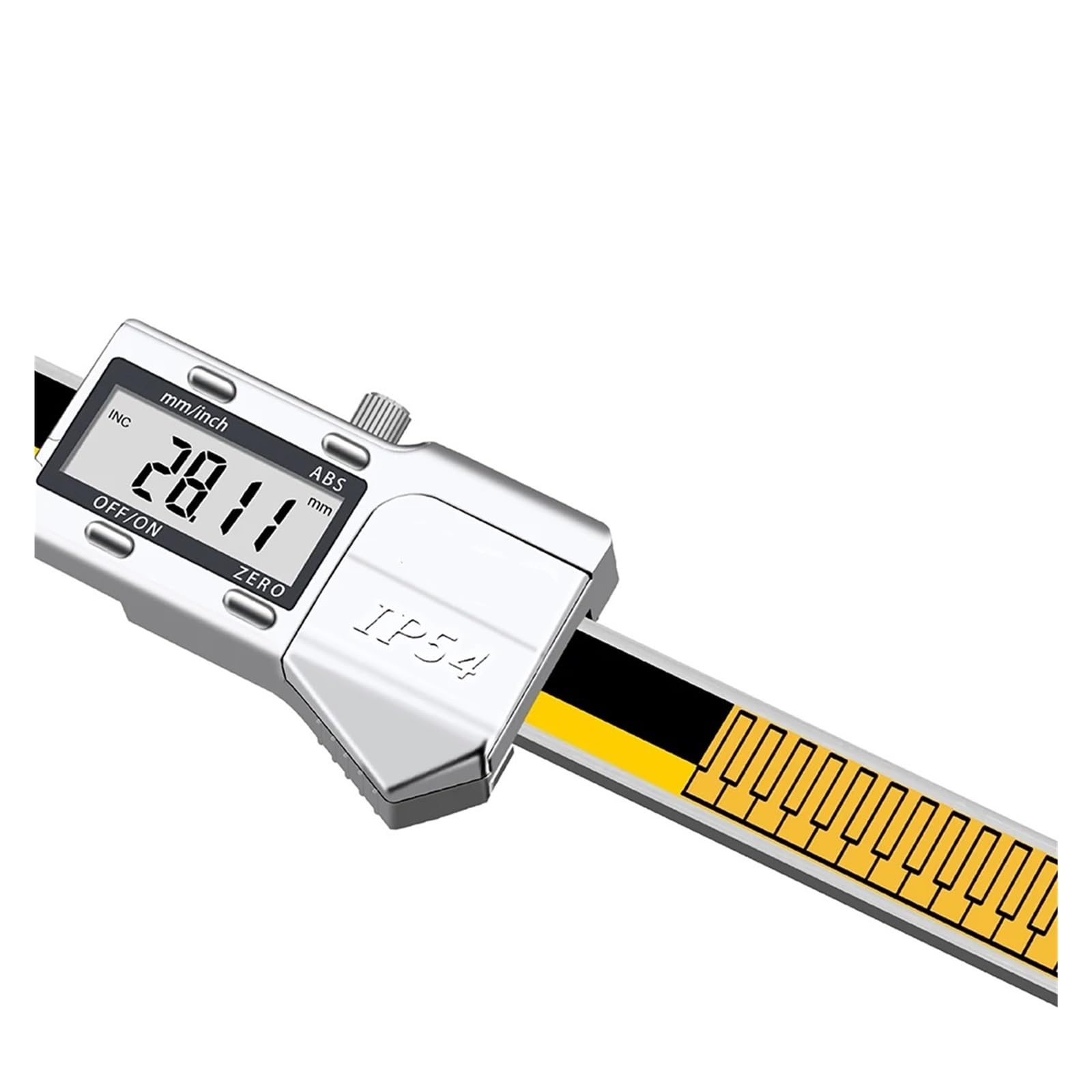 Dünner Stab, Digitalanzeige, Tiefenmessschieber, Scheibentyp 0–150 mm, 0,01 Nadelsonde, kleines Loch, Innenloch, Präzise und genau