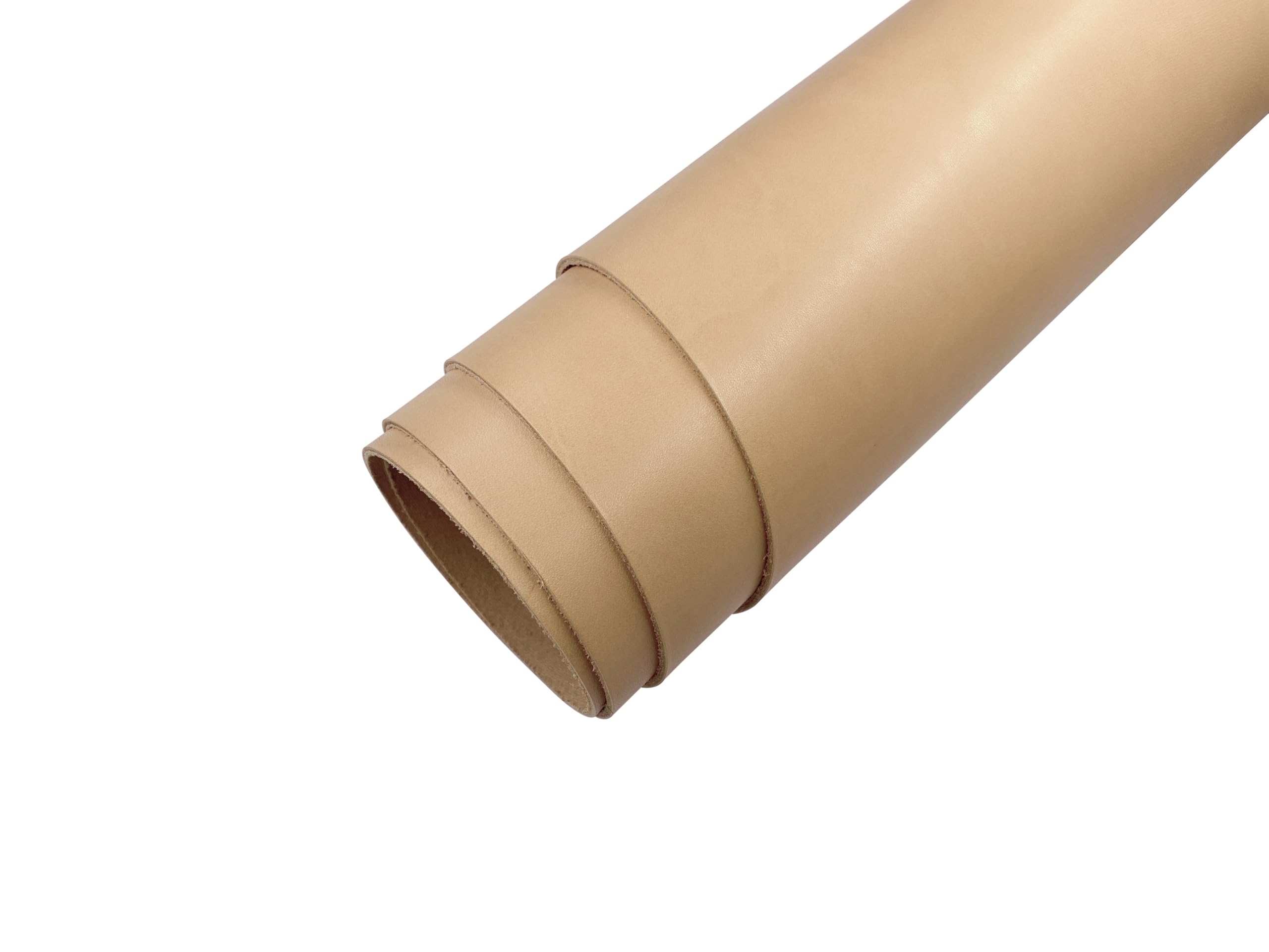 Cuir de vache tanné végétal abricot 2 mm pour façonner vos accessoires du quotidien