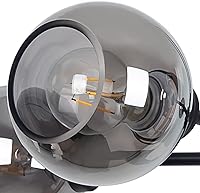 Vista 2 de Accesorios de iluminación de repuesto para lámpara de cristal negro ahumado, ideal para lámpara de araña/lámpara colgante/luz de techo, 1.7 in