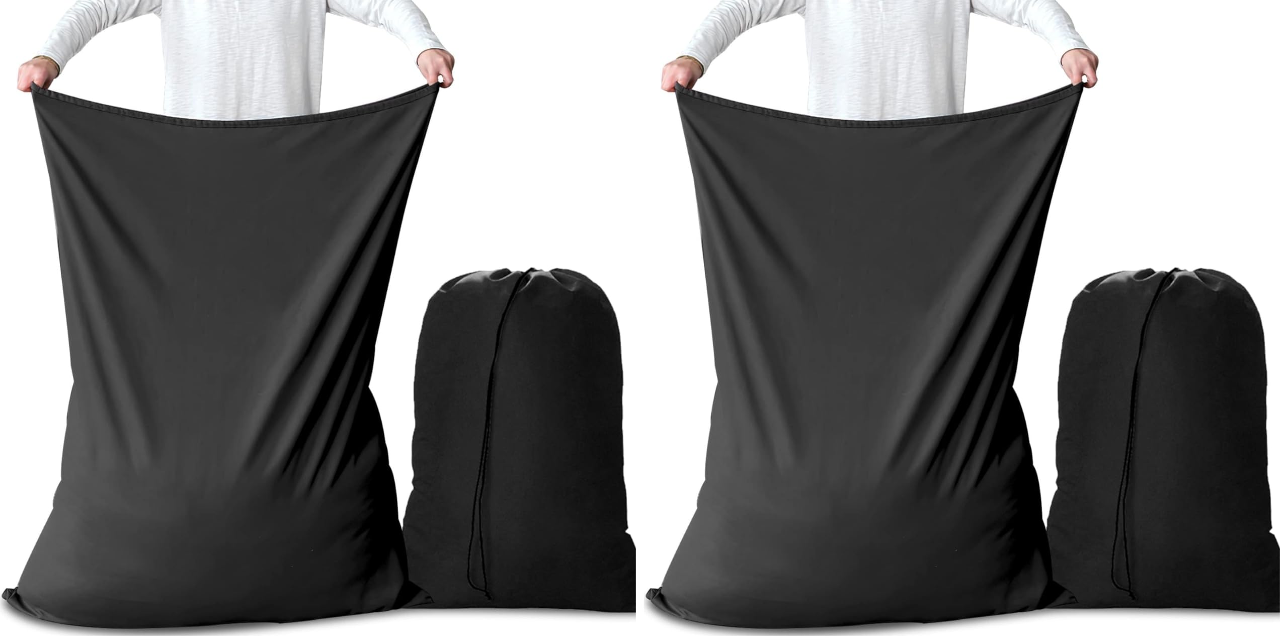 Bolsas de lavandería para dormitorio y hotel organizador de ropa sucia grande para viajes