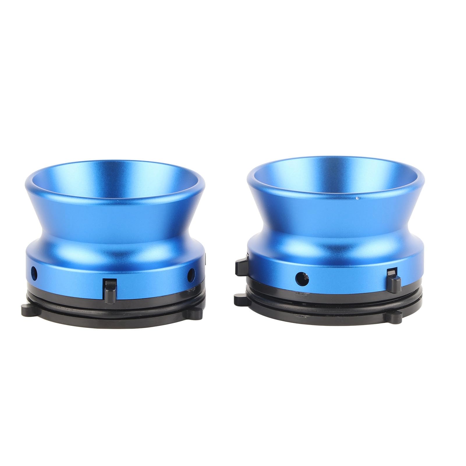 1 par de Adaptadores de Buje Nab para Studer para Akai para , Abridor de 10 Pulgadas de Aleación de Aluminio Vacía para Carrete Pequeño, Carrete de Cinta para Grabadora (Azul)