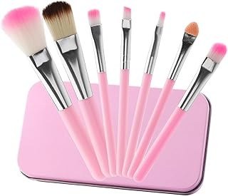 MWOOT Juego de brochas de maquillaje de fibra...