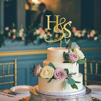 Personalized Wedding Cake Toppers, Custom Wedding Cake Toppers Bride and Groom, Custom Cake Topper, Customize Your Own Anniversary Mr and Mrs Cake Topper Style 6