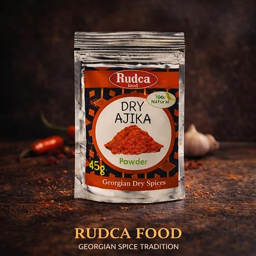 Miniatura 9 de Rudca Food Dry Adjika - Mezcla de especias tradicionales georgianas, condimento aromático en polvo, mezcla de hierbas de ajo, 1.59 oz