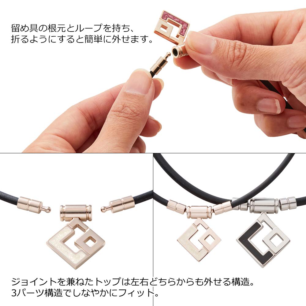 コラントッテ　トップ　ヘッド　シャンパンゴールド　ピンクラメ コラントッテ TAO ネックレス スリム ARAN mini（アラン ミニ