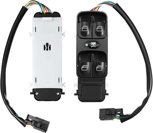 Miniatura 7 de X AUTOHAUX A4638202210 Interruptor de ventana eléctrica principal del coche lado del conductor delantero para Mercedes-Benz G500 2002-2008 G550