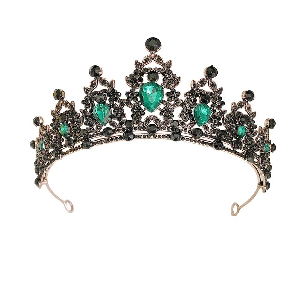 Bijoux de cheveux diadèmes de couronne pour femmes diadèmes et couronnes en strass de cristal vintage plus de couleurs diadèmes de princesse de reine accessoires de cheveux de mariage bijoux pour fe