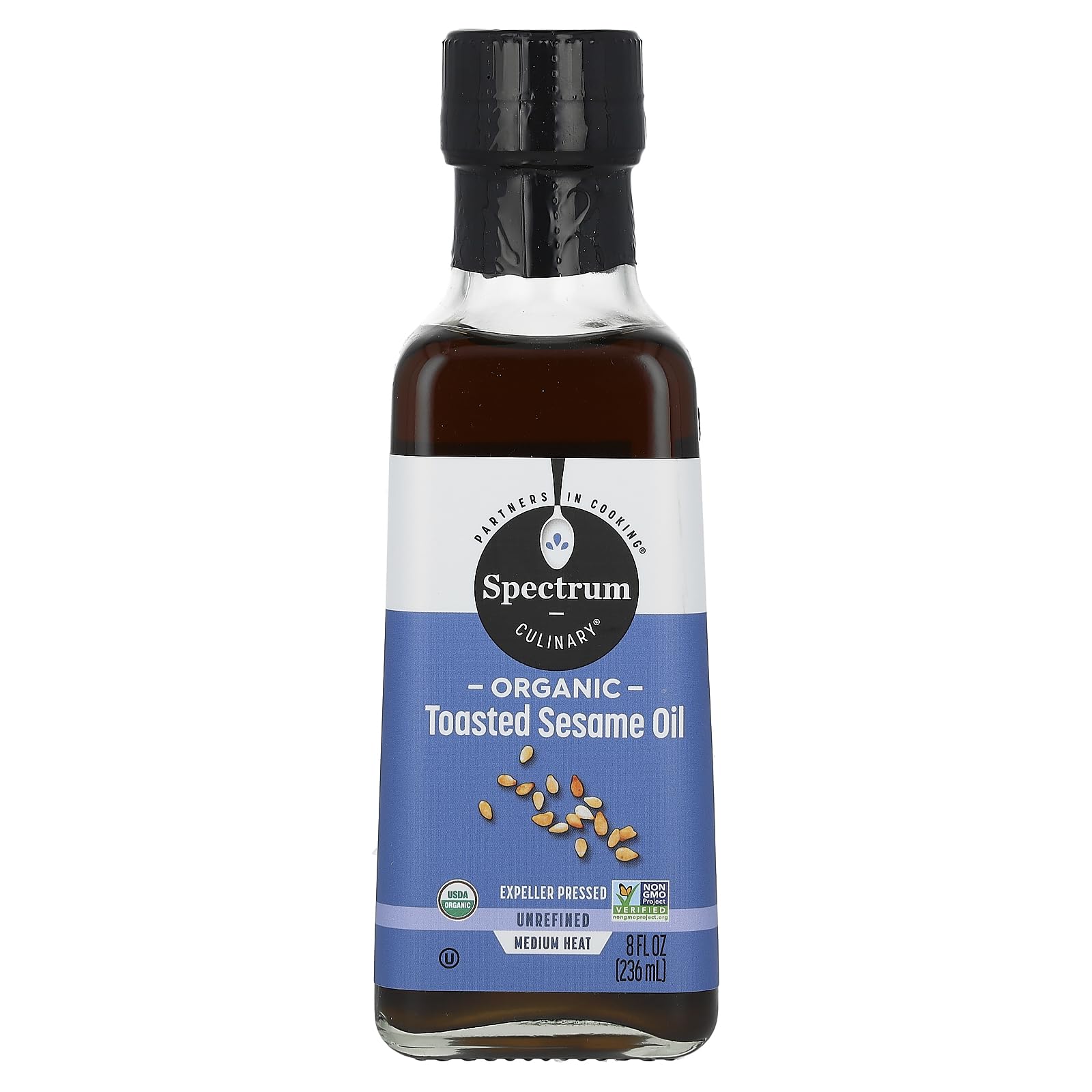 SPECTRUM NATURALS OIL SESAME TOASTED ORG