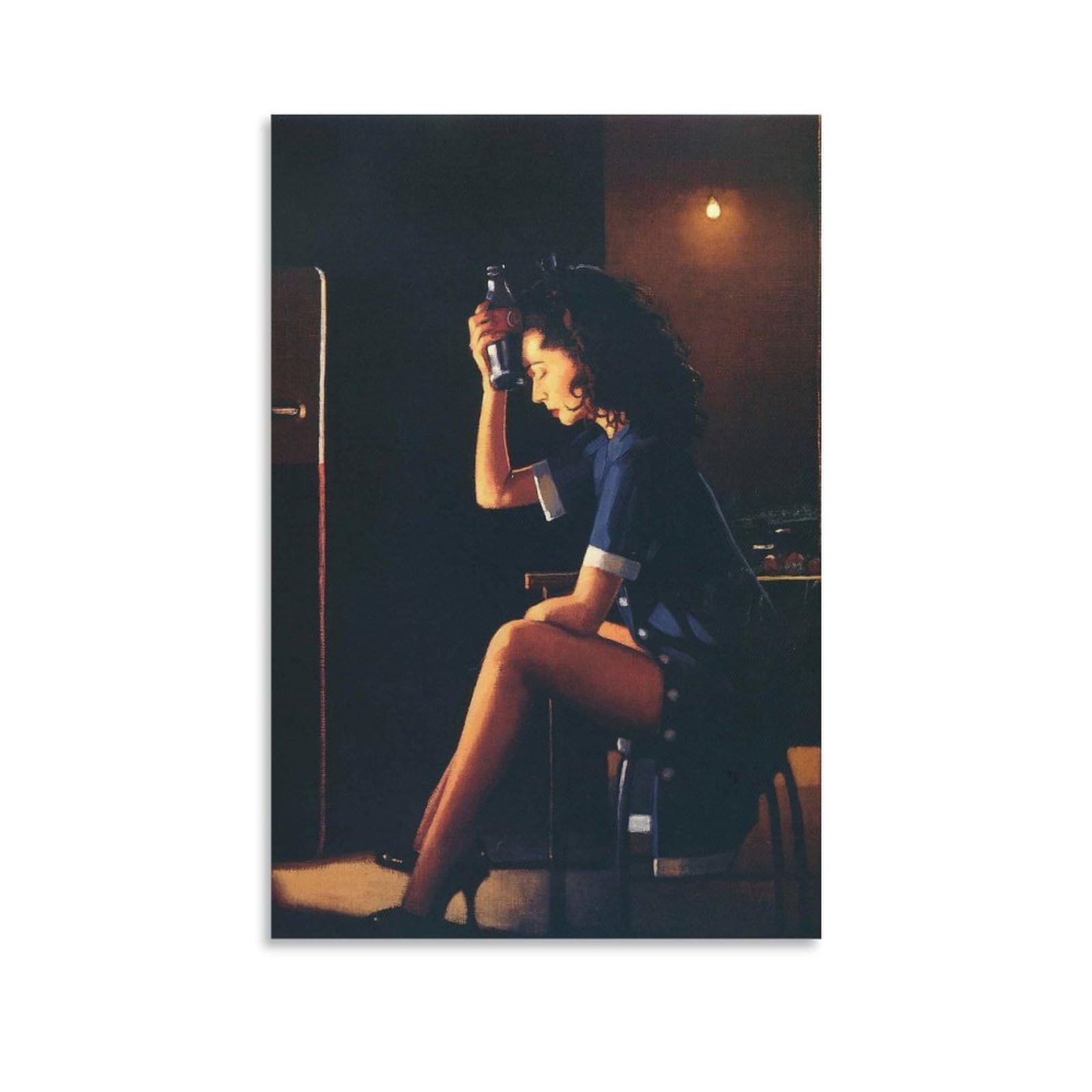 Heatwave by jack_vettriano Wall Art Prints Poster Wall Art Picture Painting Poster Canvas Print Posters Artworks Room Decor 16x24inch(40x60cm) โ image 1