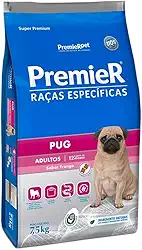 Ração Premier Raças Específicas Pug Cães Adultos Porte Pequeno Frango 7,5kg
