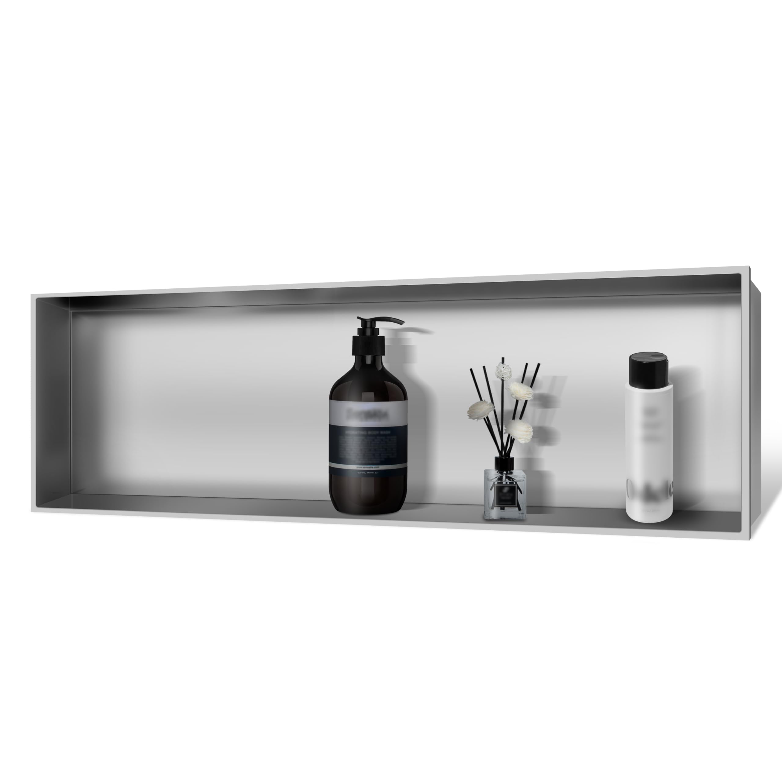 BATHFINESSE 37 X 13 Shower Niche Insert Tile Ready Wall Niche for Livingroom Bathroom Long Shower Niche No