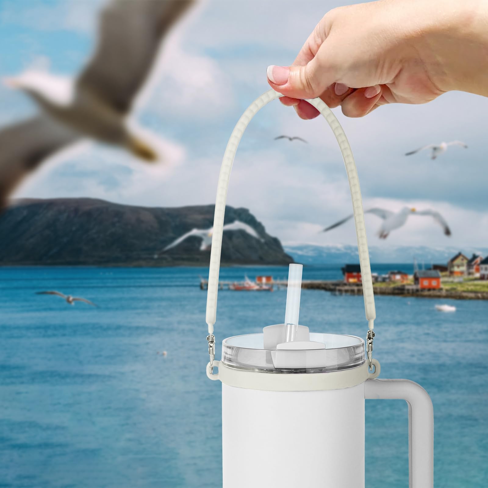 Amazon.com: PEUTIER Water Bottle Handle Strap, with Metal Clasp
